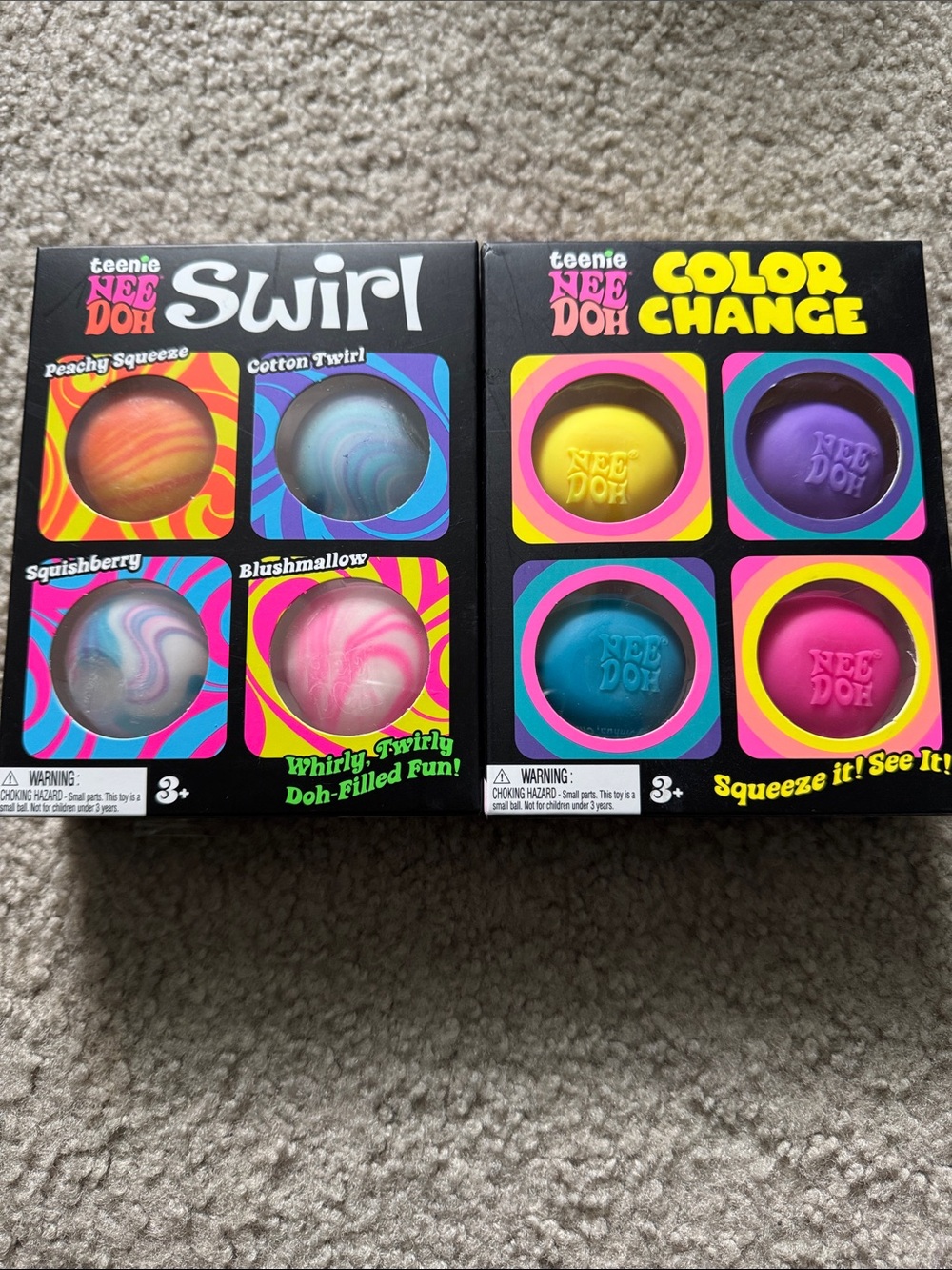 Teenie NeeDoh Swirl & Color Change Doh Set